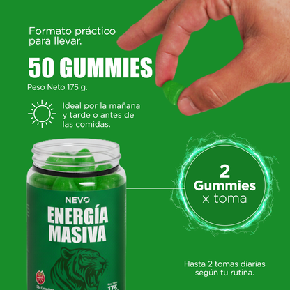 KIT QUEMA GRASA + ENERGÍA MASIVA