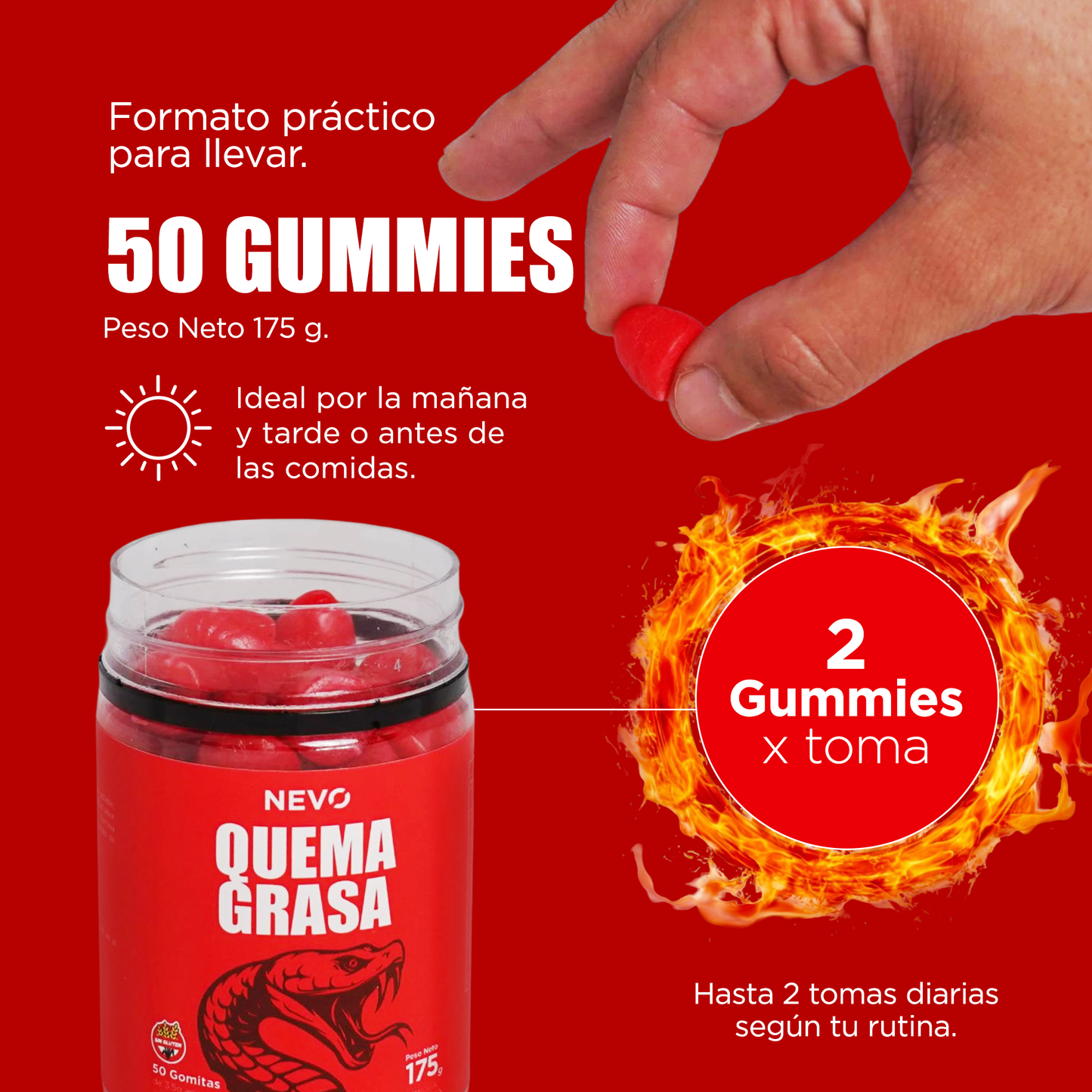 KIT QUEMA GRASA + ENERGÍA MASIVA