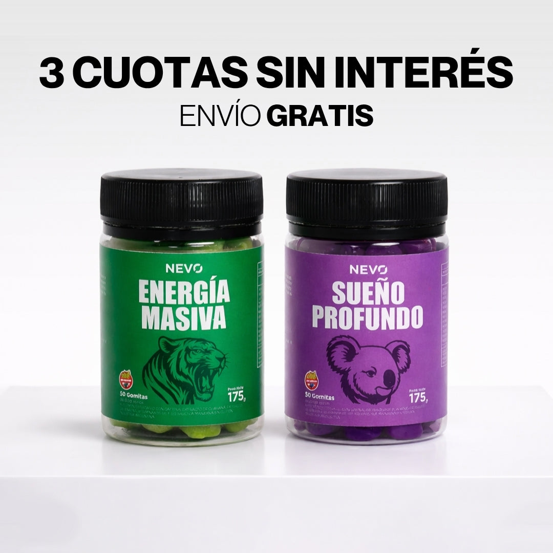 KIT ENERGÍA MASIVA + SUEÑO PROFUNDO