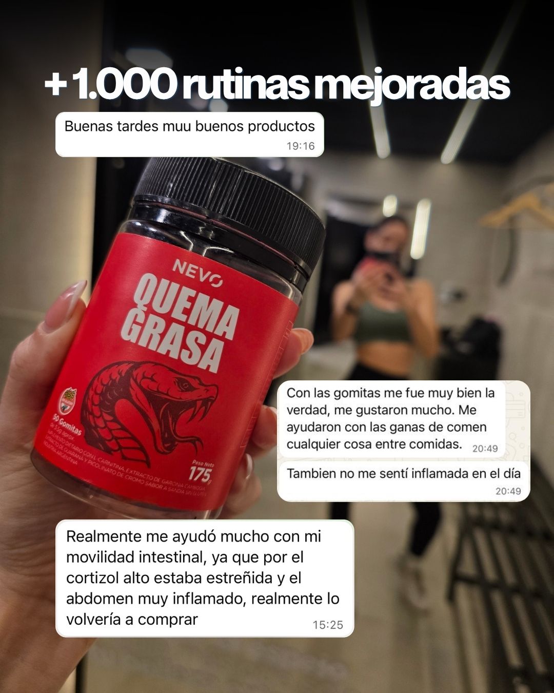 Gomitas para deshincharse y sentirse liviano/a