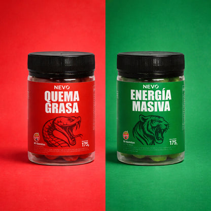 KIT QUEMA GRASA + ENERGÍA MASIVA