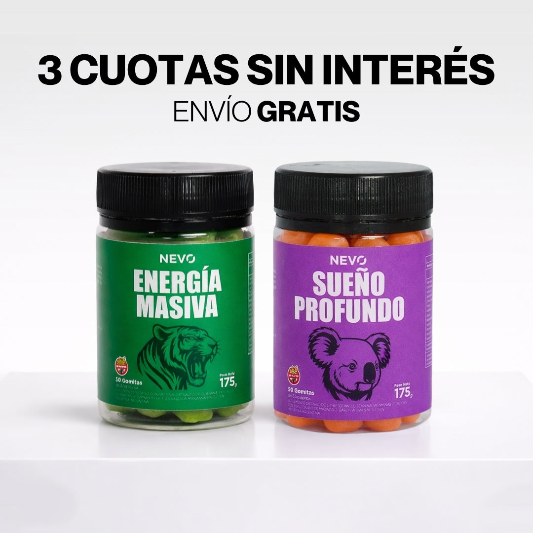 KIT ENERGÍA MASIVA + SUEÑO PROFUNDO
